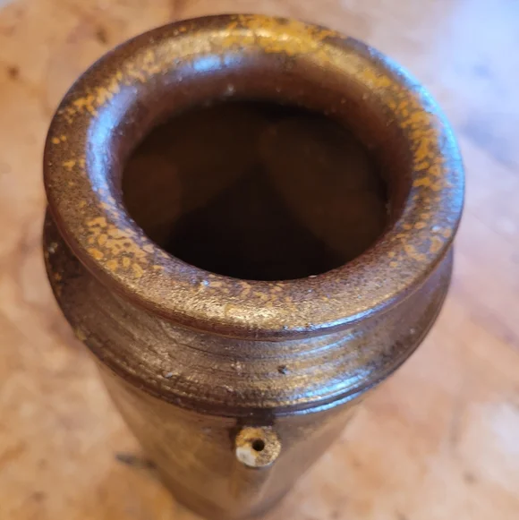 Traditional Japanese Bizen Ware Bizen-yaki Rustic Brutalist Pottery Vase